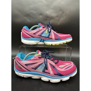 Brooks Pure Cadence 3 Running Shoes Womens Size 6.5 Pink Blue 1201541B507